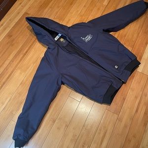 Medium Navy Blue Coca Cola Berne Heavy Duty Winter Coat